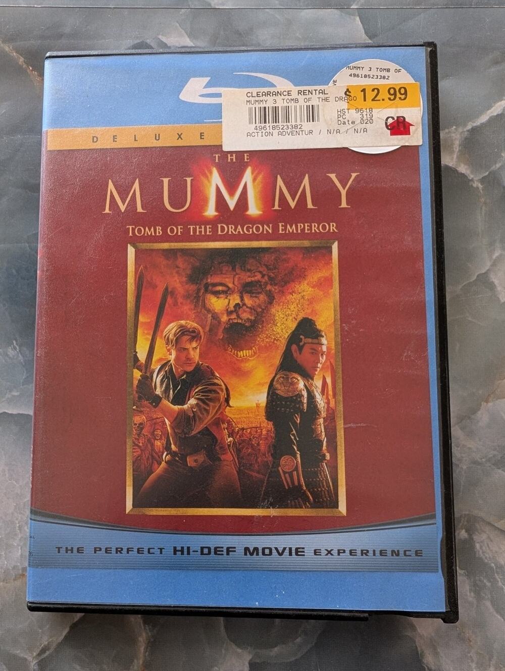 The Mummy: Tomb of the Dragon Emperor Blu-ray 2008 Deluxe Brendan Fraser Jet Li